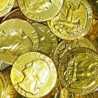 Chocolate Gold Coins - Small-Manufacturer-Half Nuts