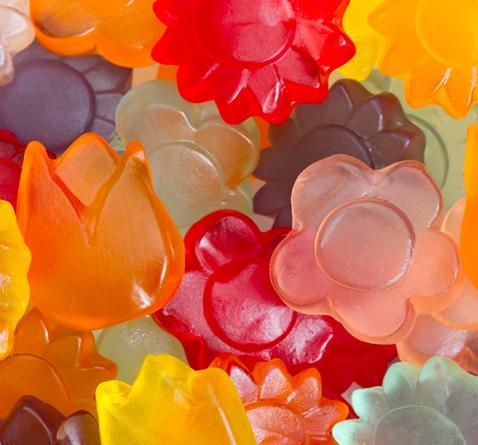 Gummi Flowers-Manufacturer-Half Nuts