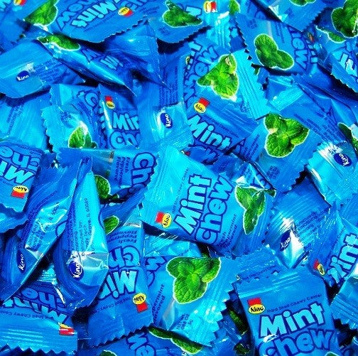 Mint Chews-Manufacturer-Half Nuts