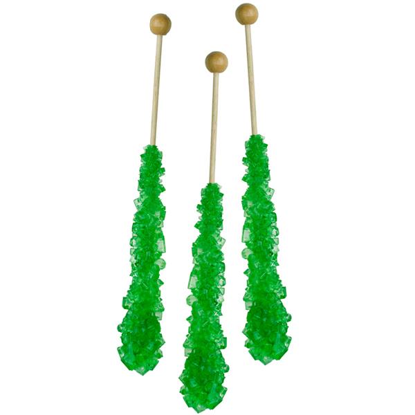 Rock Candy - Lime Crystal Stick-Manufacturer-Half Nuts