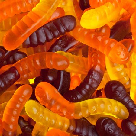 Gummi Halloween/Fall Worms-Manufacturer-Half Nuts