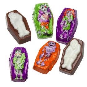 Milk Chocolate Foiled Zombies-Manufacturer-Half Nuts