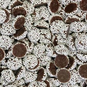 Dark Chocolate Nonpareils-Mini-Manufacturer-Half Nuts