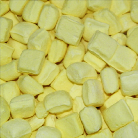 Square Yellow Mints Yellow – Half Nuts