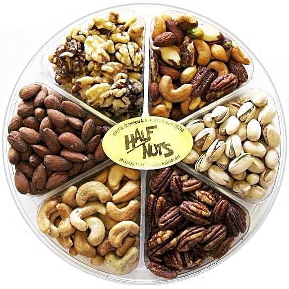 Deluxe Nut Gift Tray-Manufacturer-Half Nuts