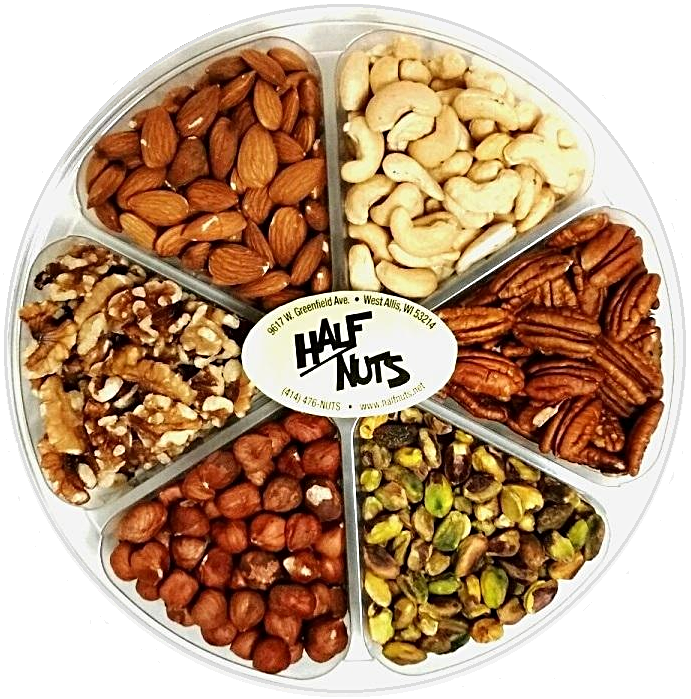 Deluxe Raw Nut Gift Tray-Manufacturer-Half Nuts