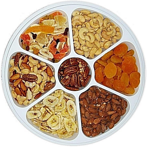 Dried Fruit and Nuts Party Tray-Manufacturer-Half Nuts