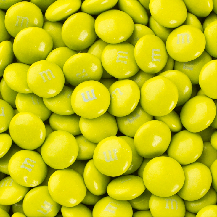 M&M's - Electric Green – Half Nuts