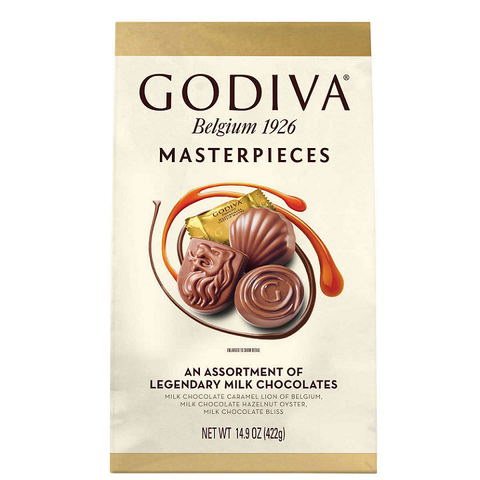 Godiva Masterpieces Assortment-Half Nuts-Half Nuts