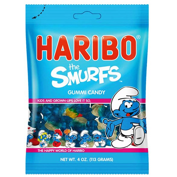 Haribo Gummi Smurfs-Half Nuts-Half Nuts