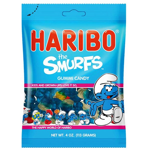 Haribo Gummi Smurfs-Half Nuts-Half Nuts