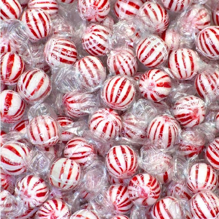 Jumbo Peppermint Balls-Half Nuts-Half Nuts