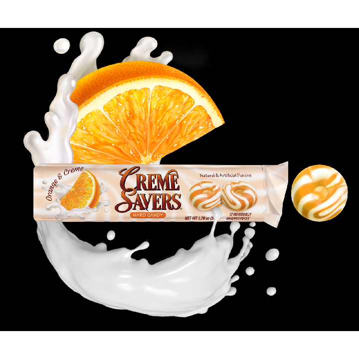 Creme Savers - Orange-Half Nuts-Half Nuts