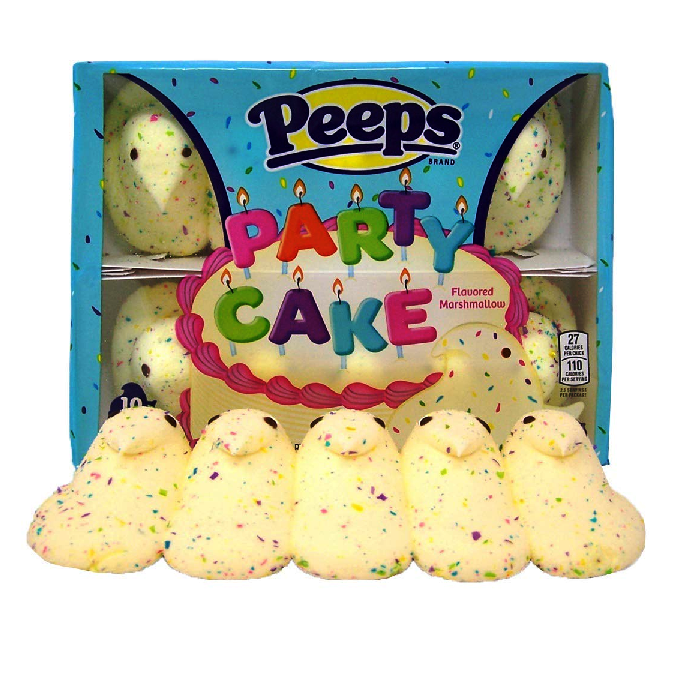 Peeps - Party Cake-Half Nuts-Half Nuts