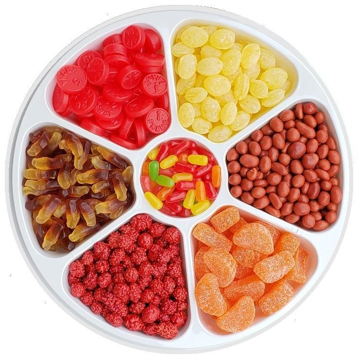 Retro Candy Party Tray-Half Nuts-Half Nuts