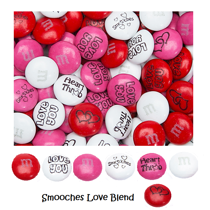 M&M's - "Smooches" Love Blend-Half Nuts-One Pound-Half Nuts