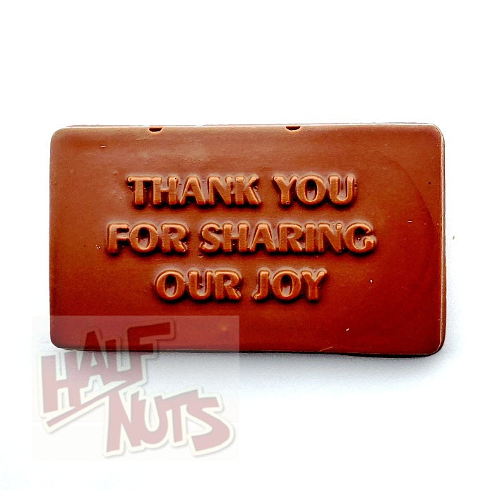 Sayklly Milk Chocolate Wedding Thank You-Half Nuts-Half Nuts