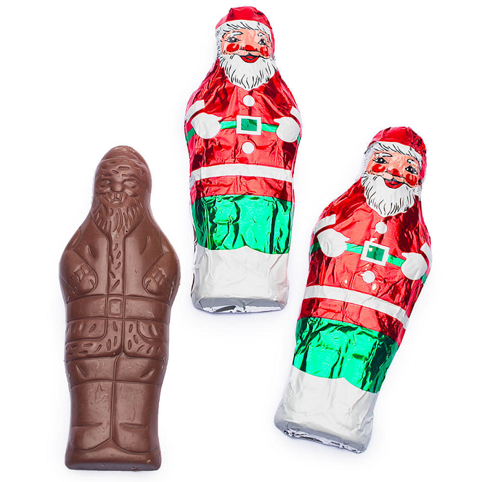 Madelaine Milk Chocolate Santa Ornament-Half Nuts-Half Nuts