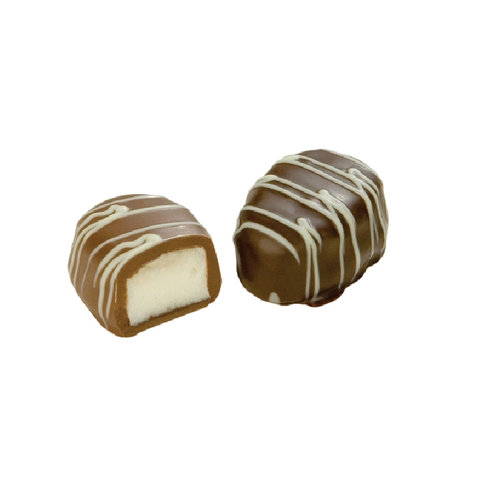 Milk or Dark Chocolate Vanilla Buttercream Eggs-Half Nuts-Milk-Half Nuts