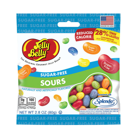 Jelly Belly - Sugar Free Sours Mix 2.8 oz bag-Manufacturer-Half Nuts
