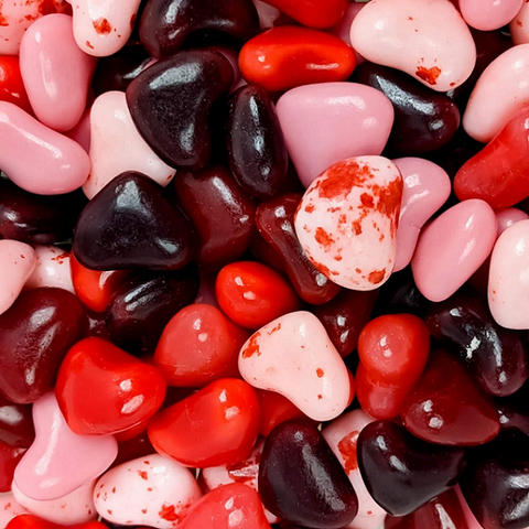 Cherry Lovers Heart Fruit Chews-Half Nuts-Half Nuts