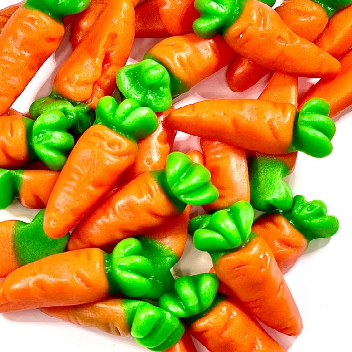 Gummi Carrots-Half Nuts-Half Nuts