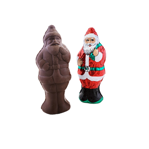 Thompson Large Foiled Santa-Half Nuts-Half Nuts