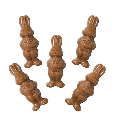 Gertrude Hawk Milk Chocolate Rabbit - 1.5 oz.-Half Nuts-Half Nuts