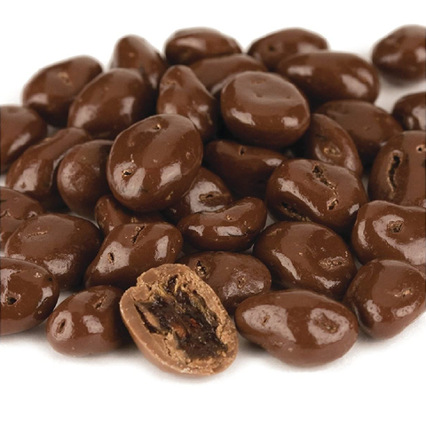 Sugar Free Milk Chocolate Covered Raisins-Manufacturer-Half Nuts