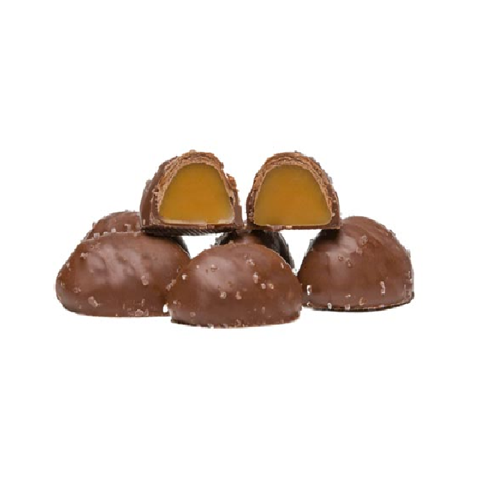 Asher Milk Chocolate Sea Salt Eggs-Half Nuts-Half Nuts