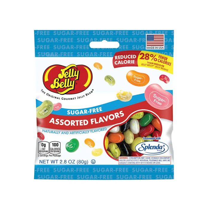 Jelly Belly - Sugar Free Assorted Mix 2.8 oz bag-Manufacturer-Half Nuts