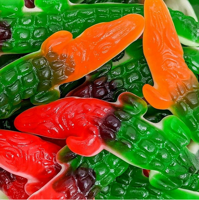 Gummi Crocodiles-Half Nuts-Half Nuts