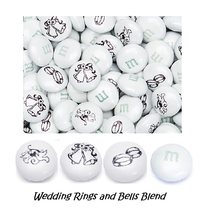 M&Ms - Wedding Rings and Bells Blend – Half Nuts