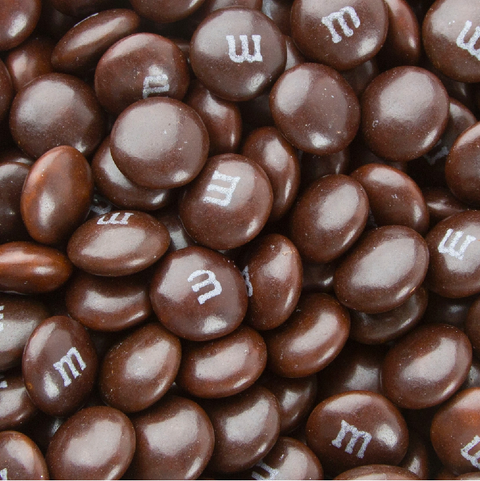 M&Ms - Brown-Manufacturer-One Pound-Half Nuts