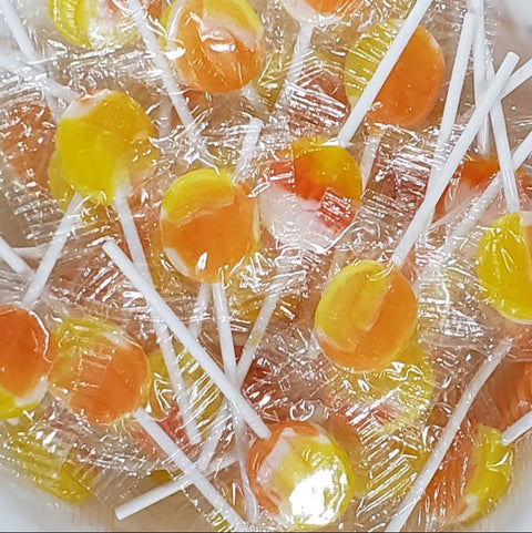 Candy Corn Lollipops-Half Nuts-Half Nuts