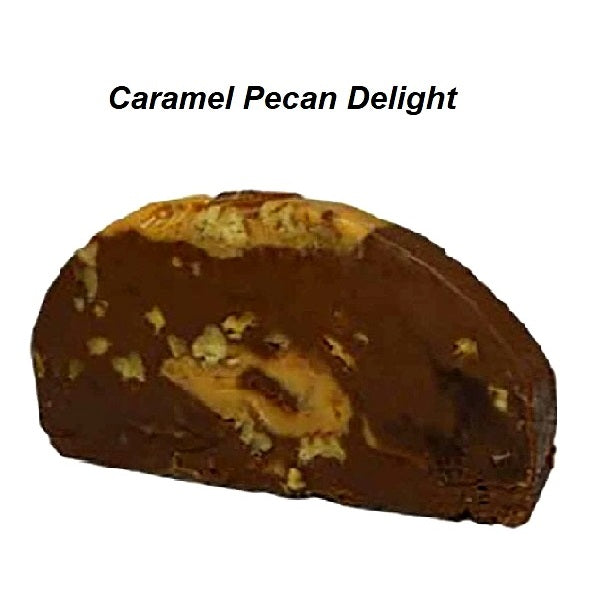 Devon's Mackinac Island Fudge - Caramel Pecan Delight-Half Nuts-Half Nuts