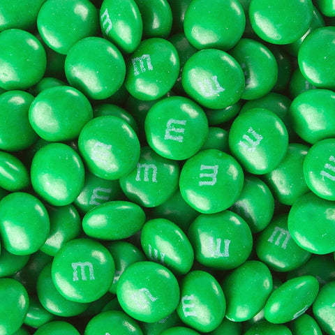 M&Ms - Dark Green-Manufacturer-One Pound-Half Nuts