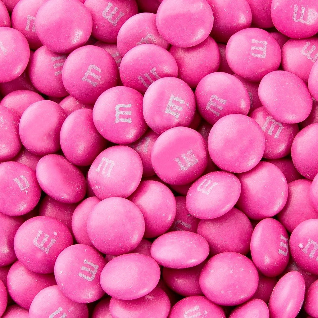 M&Ms - Dark Pink-Manufacturer-One Pound-Half Nuts