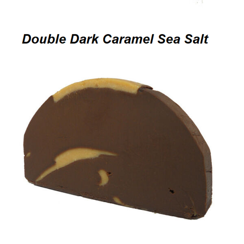 Devon's Mackinac Island Fudge - Double Dark Caramel Sea Salt-Half Nuts-Half Nuts