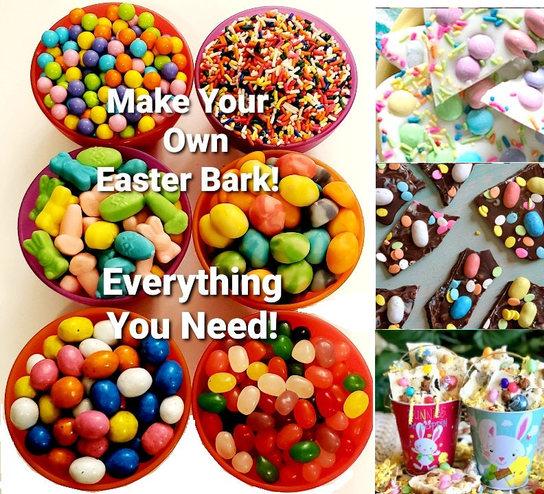 Make Your Own Easter Bark-Half Nuts-Half Nuts
