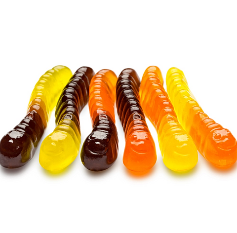 Fall Gummi Worms-Half Nuts-Half Nuts