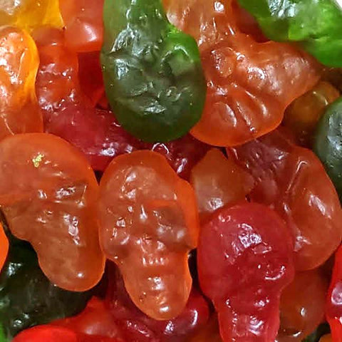 Gummi Skulls-Half Nuts-Half Nuts