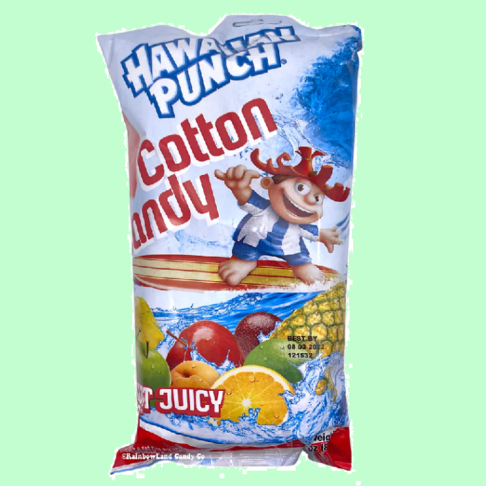 Haawaiian Punch Cotton Candy-Half Nuts-Half Nuts