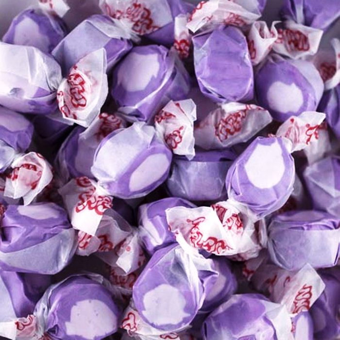 Taffy Town Huckleberry Salt Water Taffy-Half Nuts-Half Nuts
