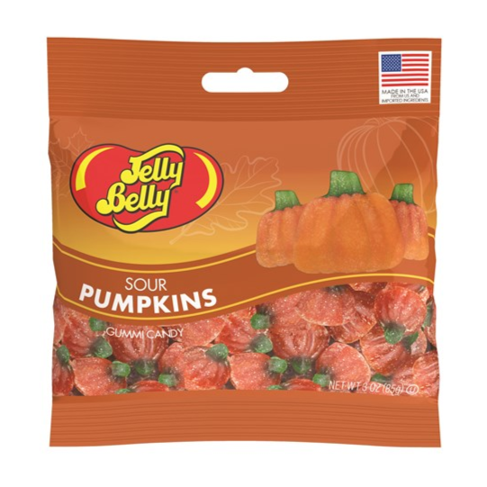 Jelly Belly Sour Orange Pumpkins-Half Nuts-Half Nuts