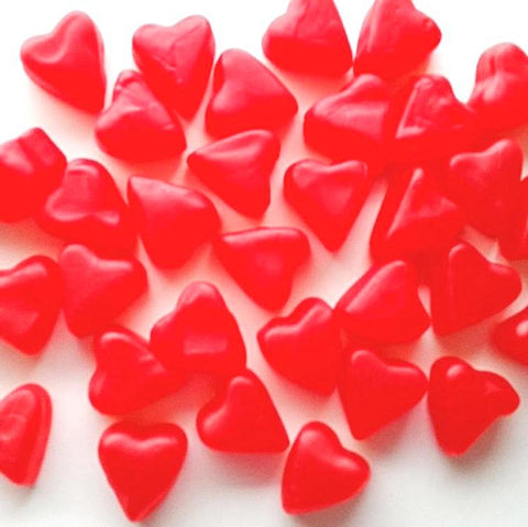 Candy Hearts- Red Hearts – Half Nuts
