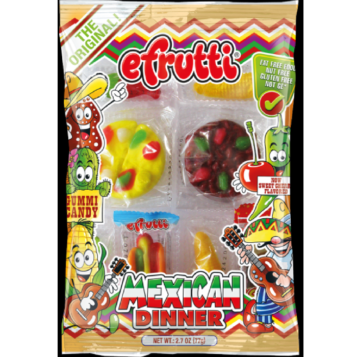 Efrutti Gummi Mexican Dinner Bag-Half Nuts-Half Nuts