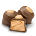 Milk Chocolate Peanut Butter Buckeye-Half Nuts-Half Nuts