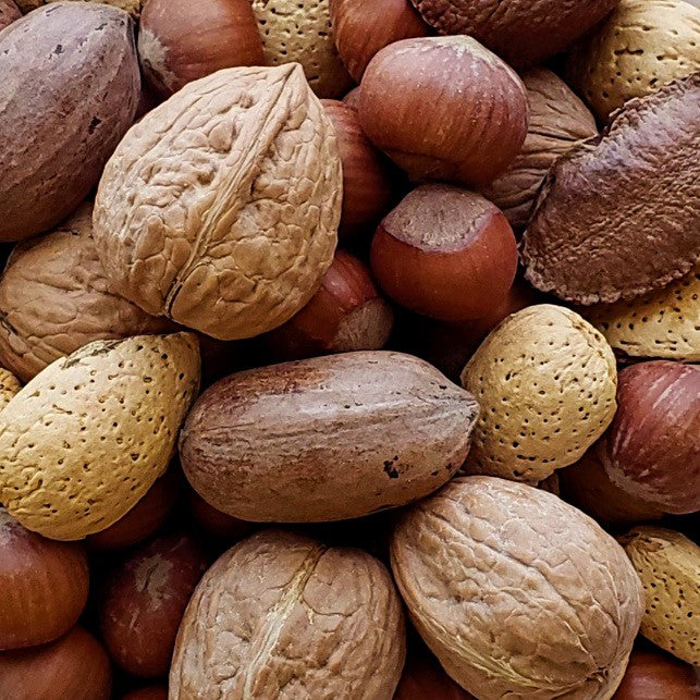 Mixed Nuts in the Shell-Half Nuts-Half Nuts