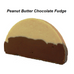 Devon's Mackinac Island Fudge - Peanut Butter Chocolate Fudge-Half Nuts-Half Nuts